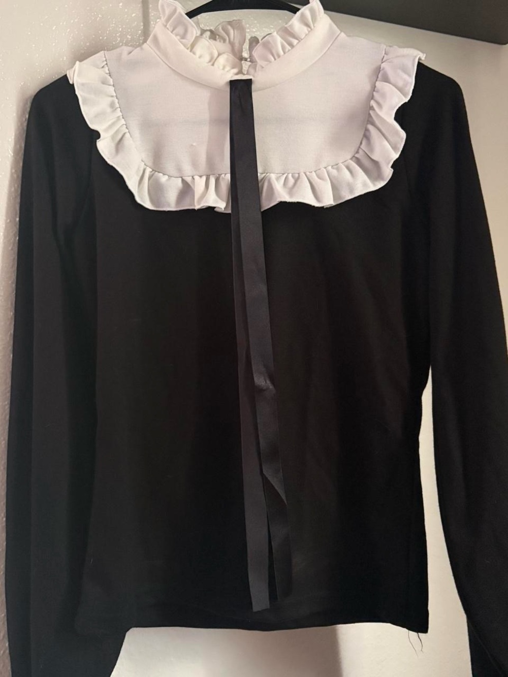 MA*RS Ruffled collar top